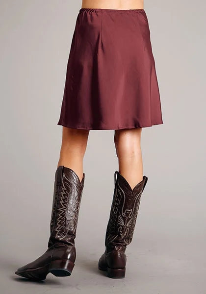 Stetson 1763 Poly Satin (Wine) - Women's Skirt