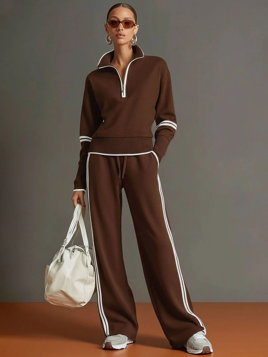 Women's Cotton Long-Sleeve Two-Piece Set