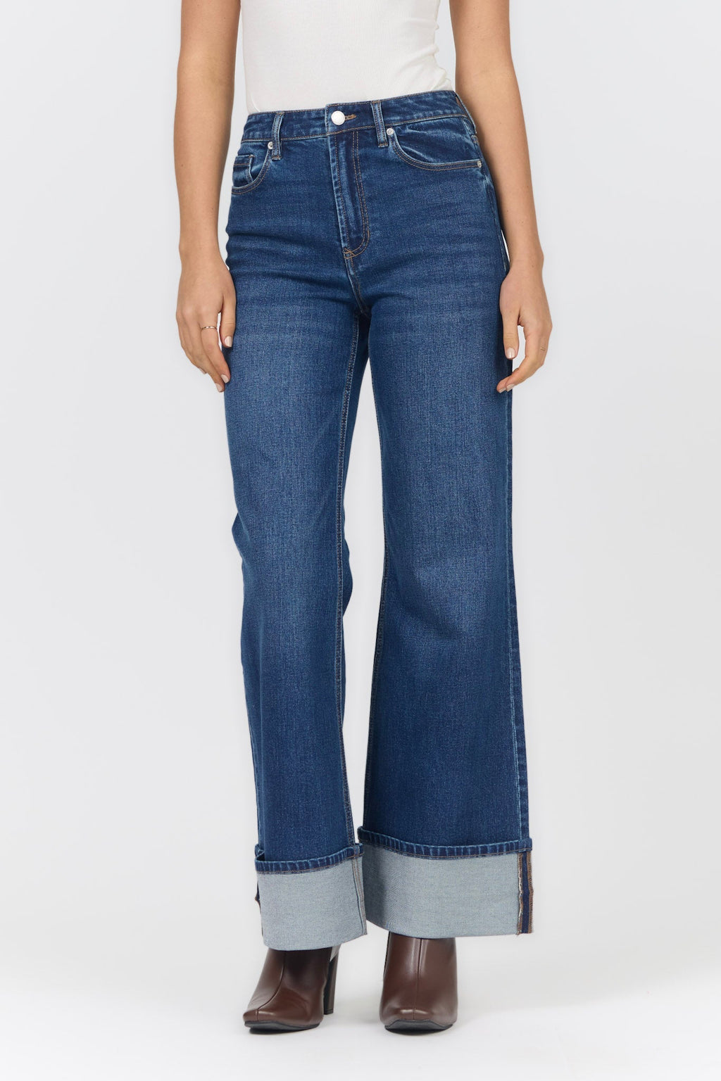 FIONA WIDE LEG JEAN CASTILLION