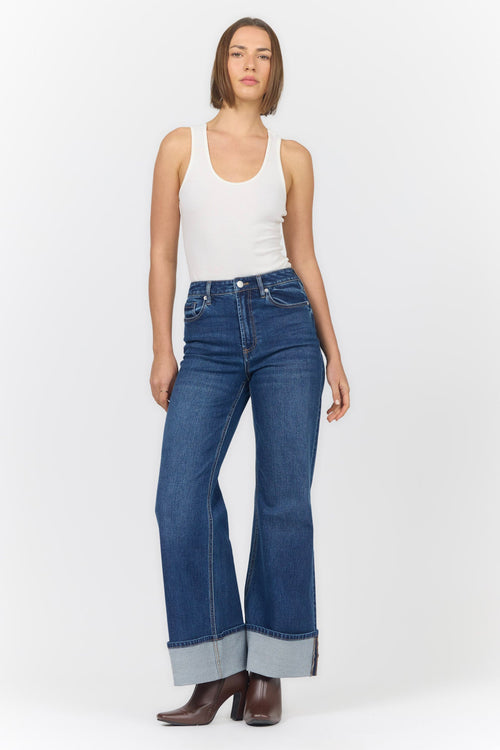 FIONA WIDE LEG JEAN CASTILLION