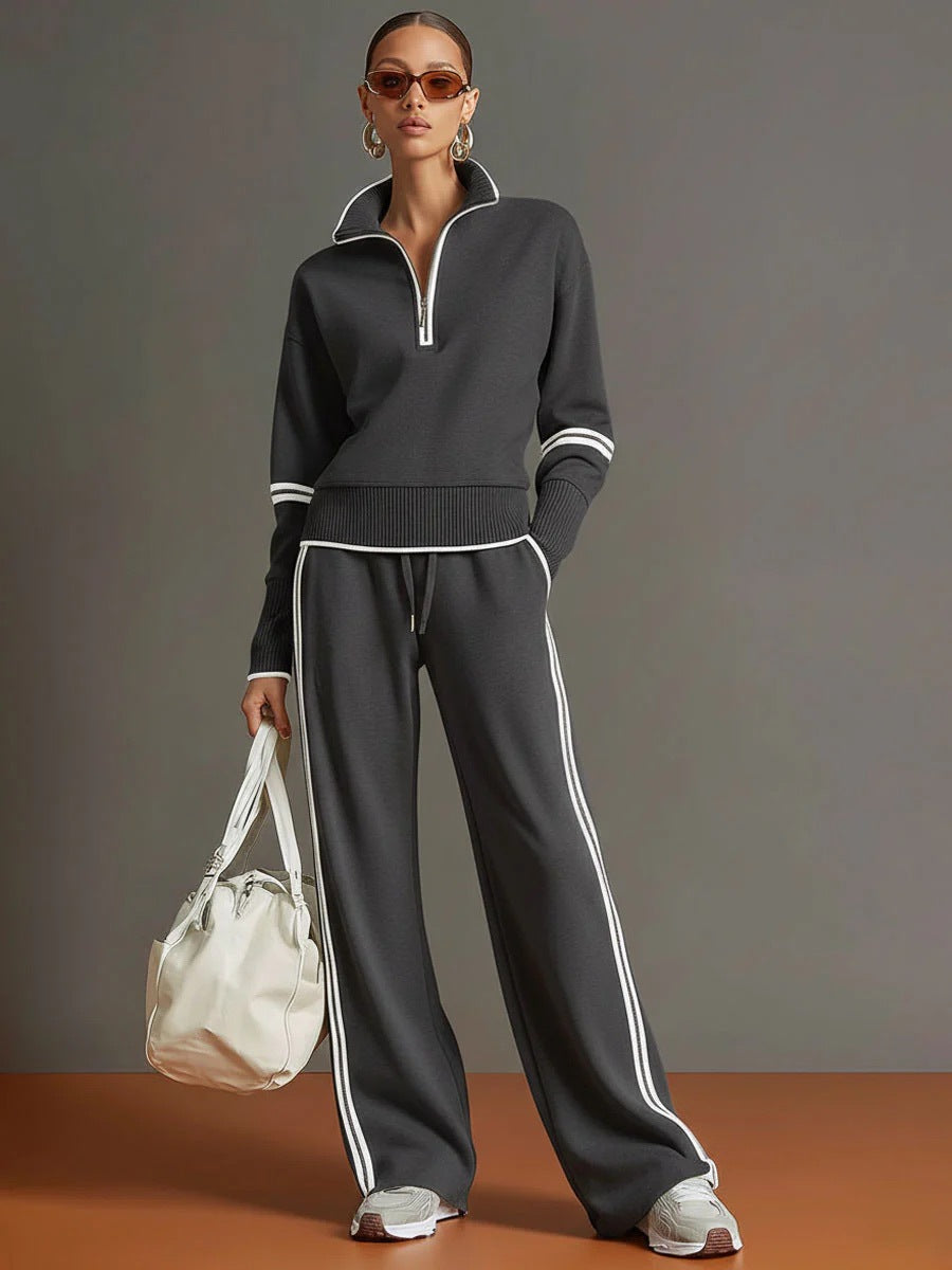 Women's Cotton Long-Sleeve Two-Piece Set