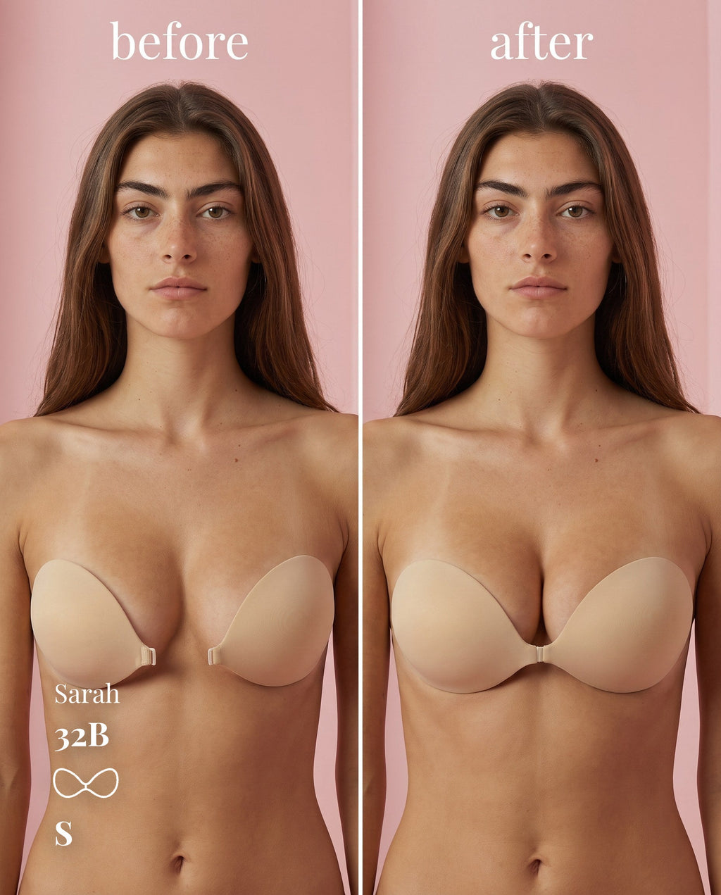 Sticky Boobs Sticky Bra – Adhesive Push-Up Backless Strapless Bra